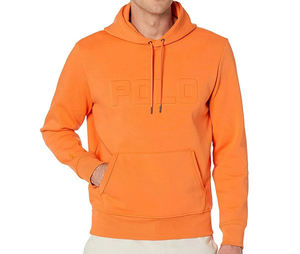 Sudadera con capucha de lana con estampado de soplo 3D y logotipo en relieve de invierno personalizado para hombre, 100% de algodón, transpirable, ecológico, de secado rápido, holgado - Product Image 2