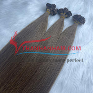 Qualité supérieure!! Extensions de cheveux vietnamiennes à la main Extensions de cheveux à la main 100% cheveux humains bruts - Product Image 2