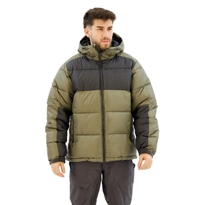 แจ็กเก็ตขนเป็ดมีฮู้ดของผู้ชายคลาสสิกแจ็คเก็ตหุ้มฉนวนหนาสำหรับฤดูหนาวแจ็คเก็ตกลางแจ้งจัดส่งด้วย DDP - Product Image 1