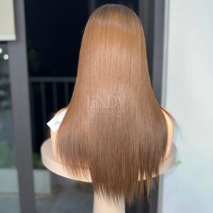 Perruques de la plus haute qualité, cheveux humains véritables, 100% cheveux humains vietnamiens, lisses, couleur personnalisée, perruque avec fermeture, 2025 - Product Image 6