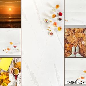 Encimeras de Cuarzo Calacatta para Cocina y Baño, Personalizadas, Prefabricadas, Corte Carrara Calacata para Proyectos Hoteleros - Product Image 1