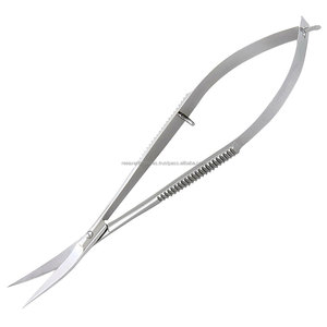 Tijeras de resorte para cejas multicolor de calidad 100%, tijera de resorte para recortar cejas de nuevo estilo - Product Image 1