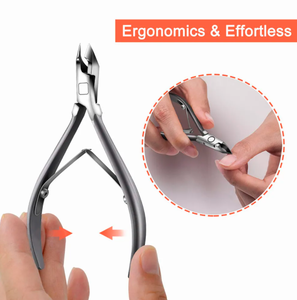 Coupe-ongles en acier inoxydable sur mesure, poignée antidérapante, outils de manucure et de pédicure pour les doigts - Product Image 3