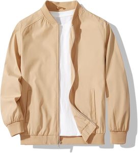 Veste bomber universitaire unisexe de haute qualité sur mesure en gros, 100% coton, logo personnalisé, devant imperméable, coupe-vent, prix bas - Product Image 4