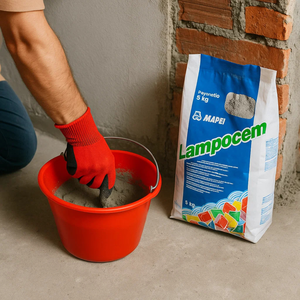 Kit di Ancoraggio Rapido per Riparazioni in Calcestruzzo 5 kg Guanti XL Secchio Diametro 36 cm - Product Image 2