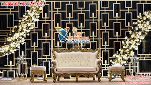 Fondo de noche de recepción de boda único, paredes de velas, escenario de boda de ensueño, paredes de velas, decoración de boda más bonita, telón de fondo de velas - Product Image 2