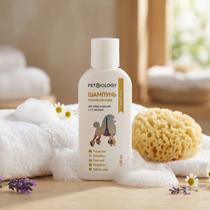 Champú para Perros PETBIOLOGY Moisture Care – Limpieza Diaria Básica, 100 ml - Product Image 1