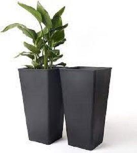 Support de plantes moderne en fer noir avec revêtement en poudre, porte-pot de fleurs pour salon, hôtel, centre commercial, restaurants - Product Image 1