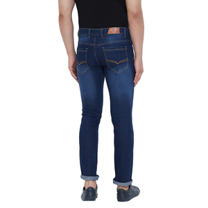 กางเกงยีนส์ขาตรงทรงตรงลำลองของผู้ชายขนาดใหญ่น้ำหนักเบาผ้าสแปนเด็กซ์ซักตัวยาวผลิตจากบังคลาเทศ - Product Image 5