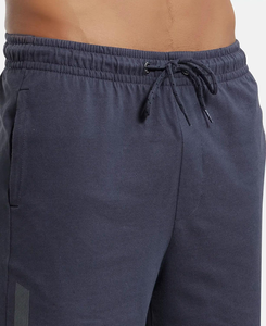 Pantalones cortos informales para hombre con logotipo personalizado al por mayor verano algodón transpirable secado rápido deportes gimnasio pantalones cortos para correr con cintura elástica - Product Image 6