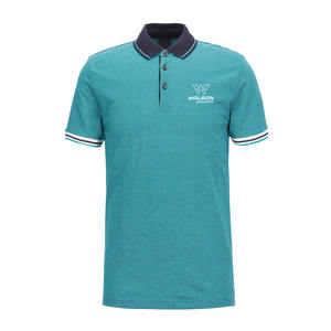 Polos personalizados de algodón orgánico para hombre 100% con logotipo bordado Polos casuales con estampado de verano de alta calidad transpirables. - Product Image 5