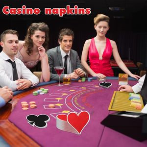 Articoli per Feste a Tema Poker, Tovaglioli di Carta Usa e Getta per Decorazioni per Feste a Tema Casinò di Las Vegas - Product Image 6