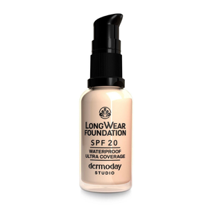 Base de Maquillaje de Larga Duración Dermoday SPF 20 Ivory 30ml Ultra Cobertura Maquillaje Líquido Resistente al Agua - Product Image 1