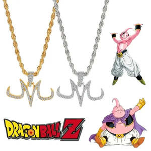 Collier Diamant Dragon Ball Boo Majin Maleficent pour Fans Hommes - Product Image 3