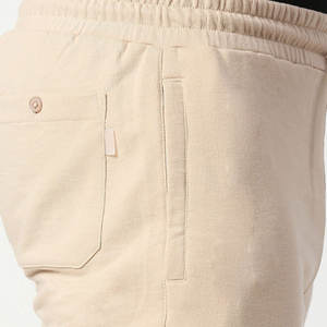 Shorts pour hommes en tissu Oxford uni, polyester/coton, avec logo personnalisé, fabrication pakistanaise, vente d'été, couleur unique - Product Image 6