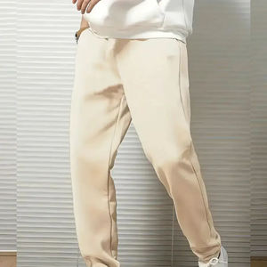 OEM กางเกงวอร์มผู้ชายผ้าคอตตอนรุ่นพื้นฐานขายาวพิมพ์ลายขากว้างขนาดใหญ่สำหรับฤดูหนาว - Product Image 5