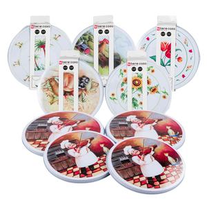 Ensemble de 4 couvercles de brûleurs ronds avec 4 assortiments d'ustensiles - Product Image 1