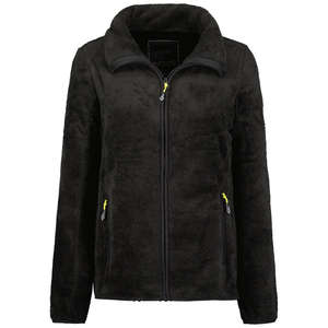 Veste polaire à fermeture éclair intégrale pour femme, personnalisée, à prix bas, décontractée, chaude, vêtements d'hiver, col à revers, fermeture éclair - Product Image 5