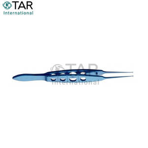 Pinzas de Conjuntiva Fechtner de Acero Inoxidable de Titanio Rectas de 11 cm de Alta Calidad, Instrumentos Médicos Quirúrgicos Oftálmicos para Manipulación - Product Image 4