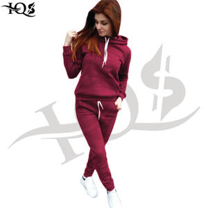 Conjunto de sudadera con capucha y Jogger personalizado unisex Trajes de jogging personalizados de talla grande para mujer - Product Image 3