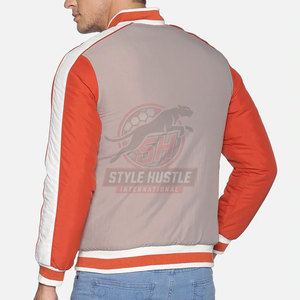 Servicio OEM, Diseño con Logotipo Propio, Chaqueta Bomber para Hombre, Chaqueta Bomber de Alta Calidad y Moda para Hombre - Product Image 4