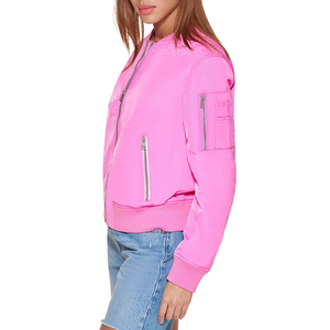 Blouson bombardier à fermeture éclair avant coupe-vent chaud pour l'hiver respirant manches longues coupe décontractée blouson bombardier pour femmes - Product Image 3