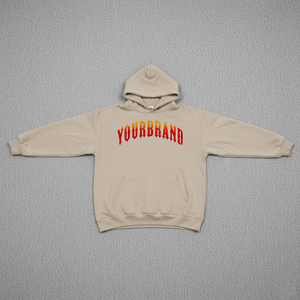 Sudaderas con Capucha Personalizadas de Talla Grande para Hombre, Color Sólido, Estilo Hip Hop, con Logotipo Impreso Personalizado - Product Image 4
