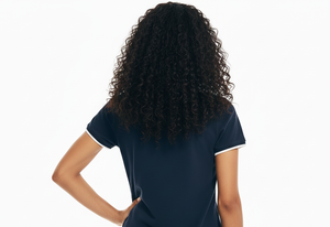 Chemise de golf pour femme en maille respirante, écologique, anti-rides, évacuant l'humidité, coupe ajustée, séchage rapide, sport décontracté, 180g - Product Image 4