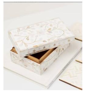 Luxury Handmade MOP Jewelry <b>Box</b> Best Quality Resin <b>Gift</b> <b>Box</b> for Necklaces and Packaging Made From India By Address Crafts - Product Image 4