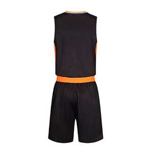 Basketball for Kids And Men's Uniforms Bulk Quantity <b>Black</b> Orange Breathable Women Sets Fashion Customized Basketball For Sale - Product Image 2