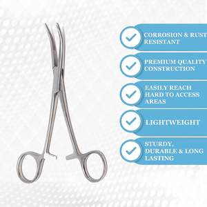 Forceps Kelly chirurgical allemand en acier inoxydable à usage médical durable certifié CE taille personnalisée bon prix - Product Image 6