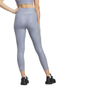 Venta al por mayor de secado rápido mujeres Leggings personalizados de cintura alta deportes entrenamiento Yoga Leggings medias elásticas suaves - Product Image 4