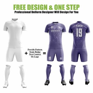 Kit de maillot de football sublimé en polyester respirant à séchage rapide en gros uniformes d'équipe de football personnalisés - Product Image 2