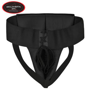 En color negro Pu cuero logotipo personalizado impresión nueva llegada producto adulto boxeo ingle guardia por ABDULLAH artes marciales - Product Image 4