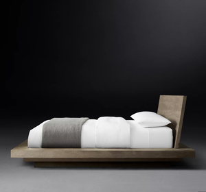 Modern Design Bedroom Furniture Elegant Style Durable Wood <b>Platform</b> <b>Bed</b> - Product Image 2