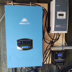 Convertisseur d'énergie à onde sinusoïdale pure bleue 48V DC vers 220V AC pour stockage d'énergie domestique - Product Image 6