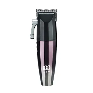 Schlussverkauf professioneller Barbier Clipper Haarschneide Herren wiederaufladbarer Haarschneider Trimmer mit Led-Bildschirm