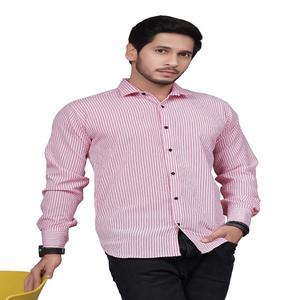 Chemise de créateur pour hommes Chemise décontractée pour hommes de haute qualité disponible à l'exportation au prix de gros Chemise à doublure - Product Image 1