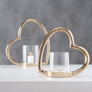 Portavelas decorativo para centros de mesa Decoración Venta caliente Portavelas de aluminio para centros de mesa 2024 - Product Image 1