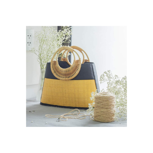 Bolso de Mano de Mimbre de Ratán de Forma Clásica Única, Hecho a Mano con Buena Calidad, Diseño Personalizado, Fabricante Vietnamita, Personalizado - Product Image 5