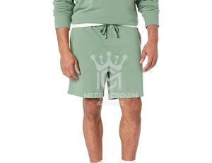 2025 último diseño pantalones cortos de lana de secado rápido para hombres patrón sólido gimnasio Fitness entrenamiento ecológico - Product Image 1