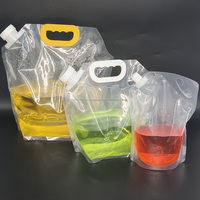 Jus d'orange et d'ananas de qualité alimentaire en poche souple avec bec verseur 5L 10L 20L 1 gallon – Sachet souple à bec verseur pour liquides, boissons, whisky, soda, eau minérale