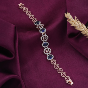 Bracelet en argent sterling 925 arc-en-ciel de créateur en vente chaude avec pierres précieuses de haute qualité disponibles pour l'exportation - Product Image 4