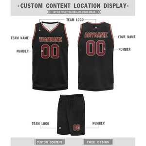 Vente en gros, uniformes de maillots de basket-ball, maillots personnalisés, uniformes de basket-ball personnalisés, ensemble de maillots par sublimation - Product Image 5