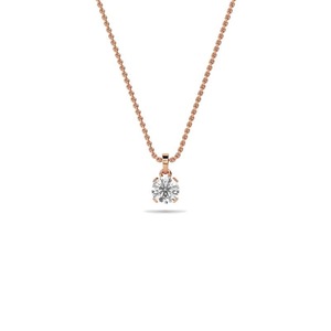 Colgante de diamante de corte redondo de diseñador, 0.30 ct, diamante cultivado en laboratorio en platino, para bodas, compromisos y fiestas. - Product Image 2