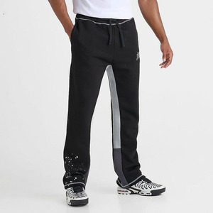 Pantalones de chándal acampanados personalizados OEM para hombre, pantalones de chándal para correr de algodón 100%, pantalones de chándal para hombre, pantalones de chándal acampanados sueltos lavados - Product Image 3