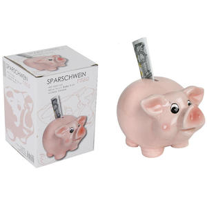 Hucha de Alta Calidad con Acabado Brillante, Pequeña, de Plástico y Silicona, con Número y Diseño de Caja, para Ahorrar Dinero o como Regalo - Product Image 1
