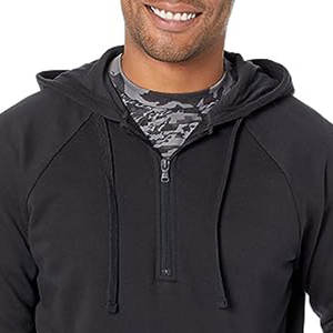Half Quarter Zip Up Hoodies Gym <b>Men</b> Pullover Half Zip Sweatshirt <b>Hoodie</b> New Design Sport <b>Running</b> Jogging Half Zip Hoodies - Product Image 2
