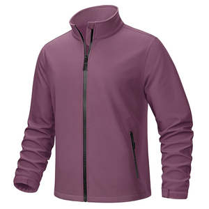 New Style plain Design one color Softshell <b>Jacket</b> <b>Men</b> Windproof Comfortable Uniform Quick Dry <b>Soft</b> <b>Shell</b> <b>Jacket</b> - Product Image 3