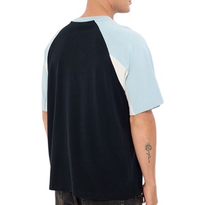 เสื้อยืดแขนสั้นผู้ชายทรงหลวม ดีไซน์เรียบง่าย ผ้าถักเนื้อนุ่ม สีพื้น คุณภาพสูง คอกลม - Product Image 3